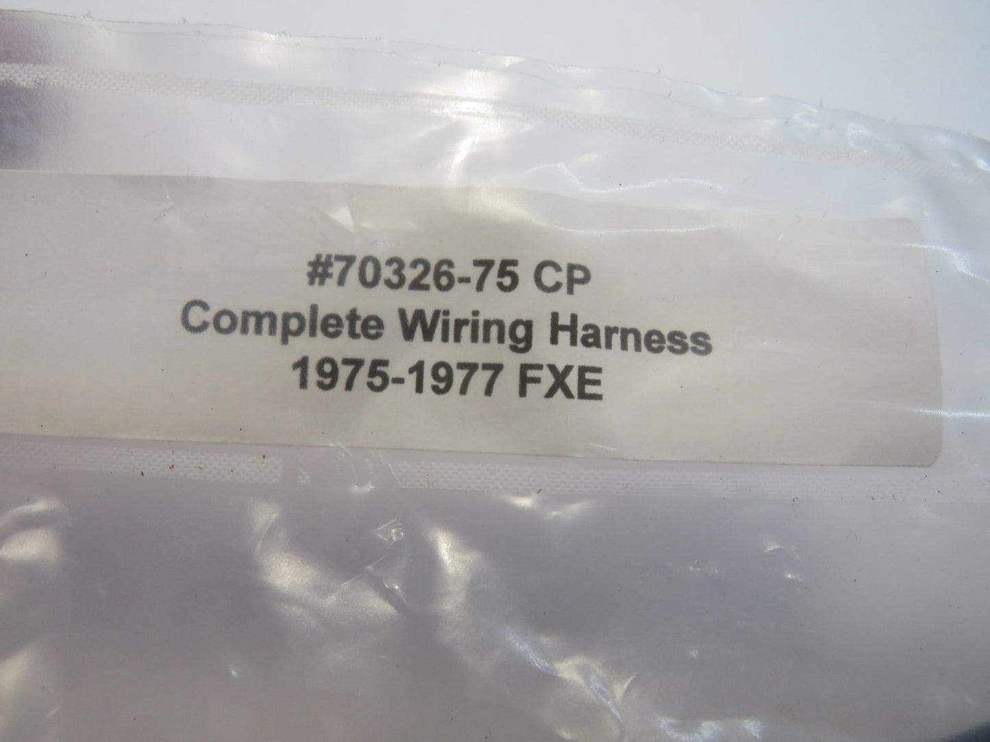 Harley Davidson Complete Wiring Harness 1975-1977 FXE