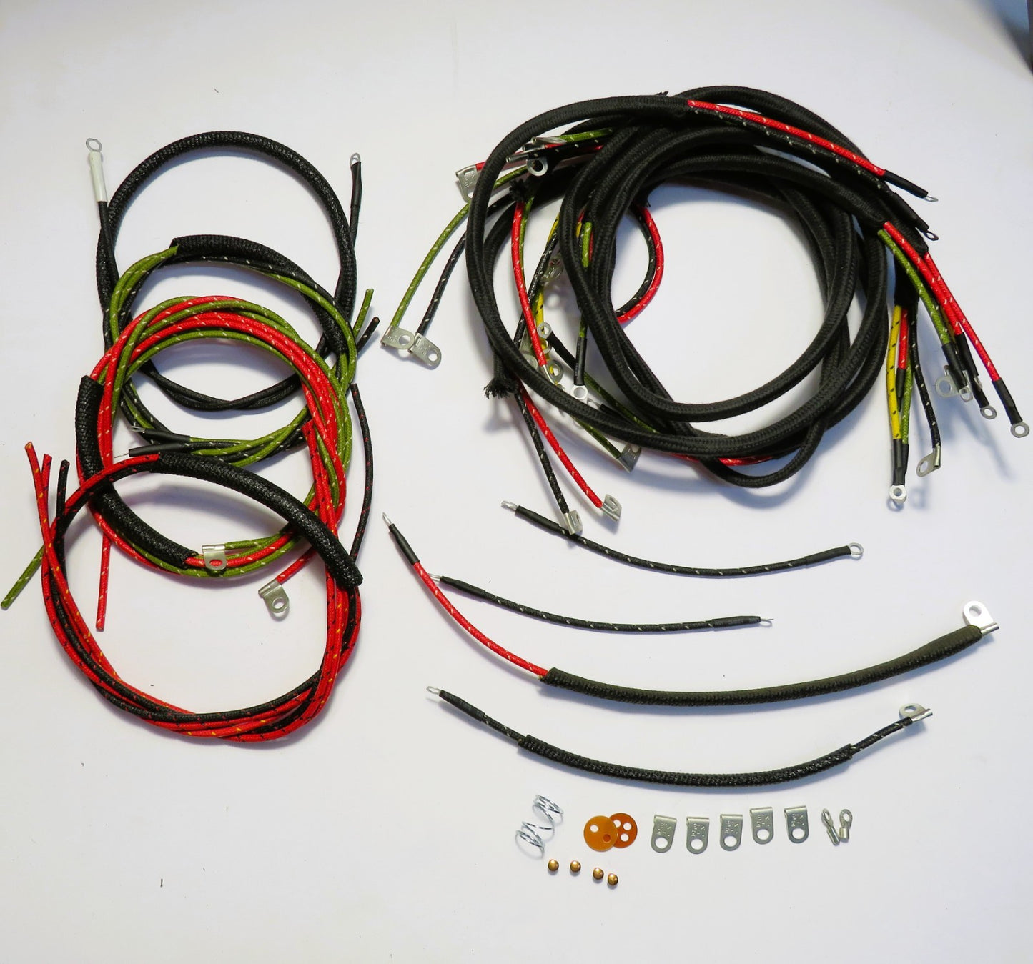Harley Davidson 1949-1953 Premium Braiding Complete Wiring Harness