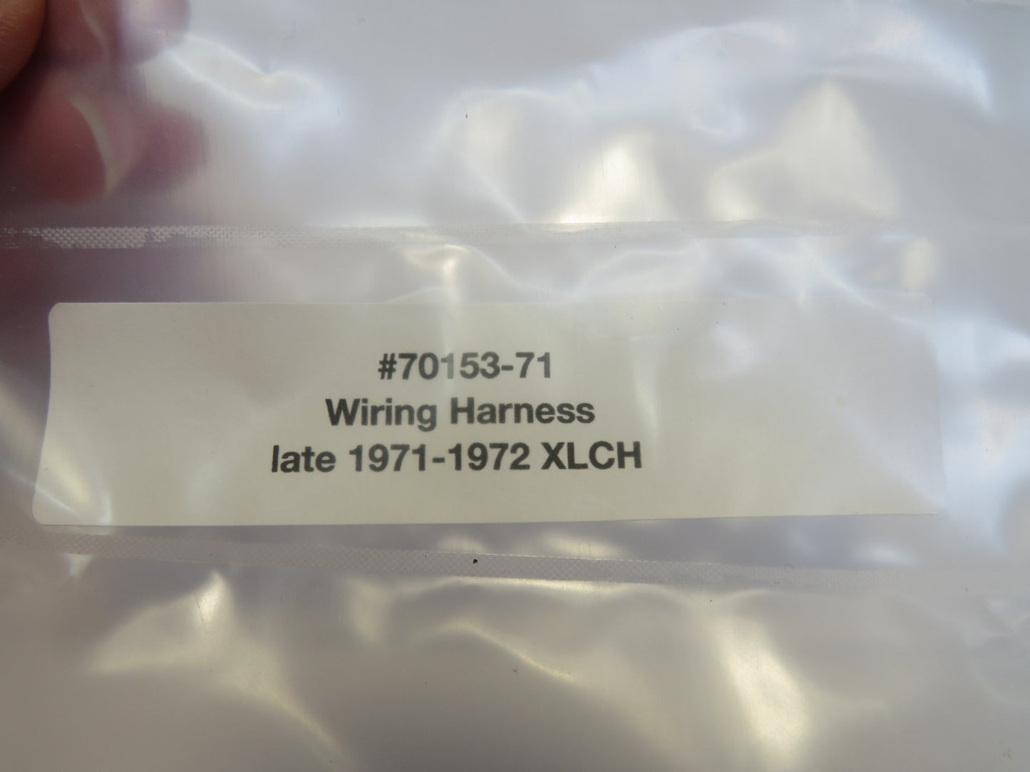 Harley Davidson Main Wiring Harness Late 1971 and 1972 XLCH