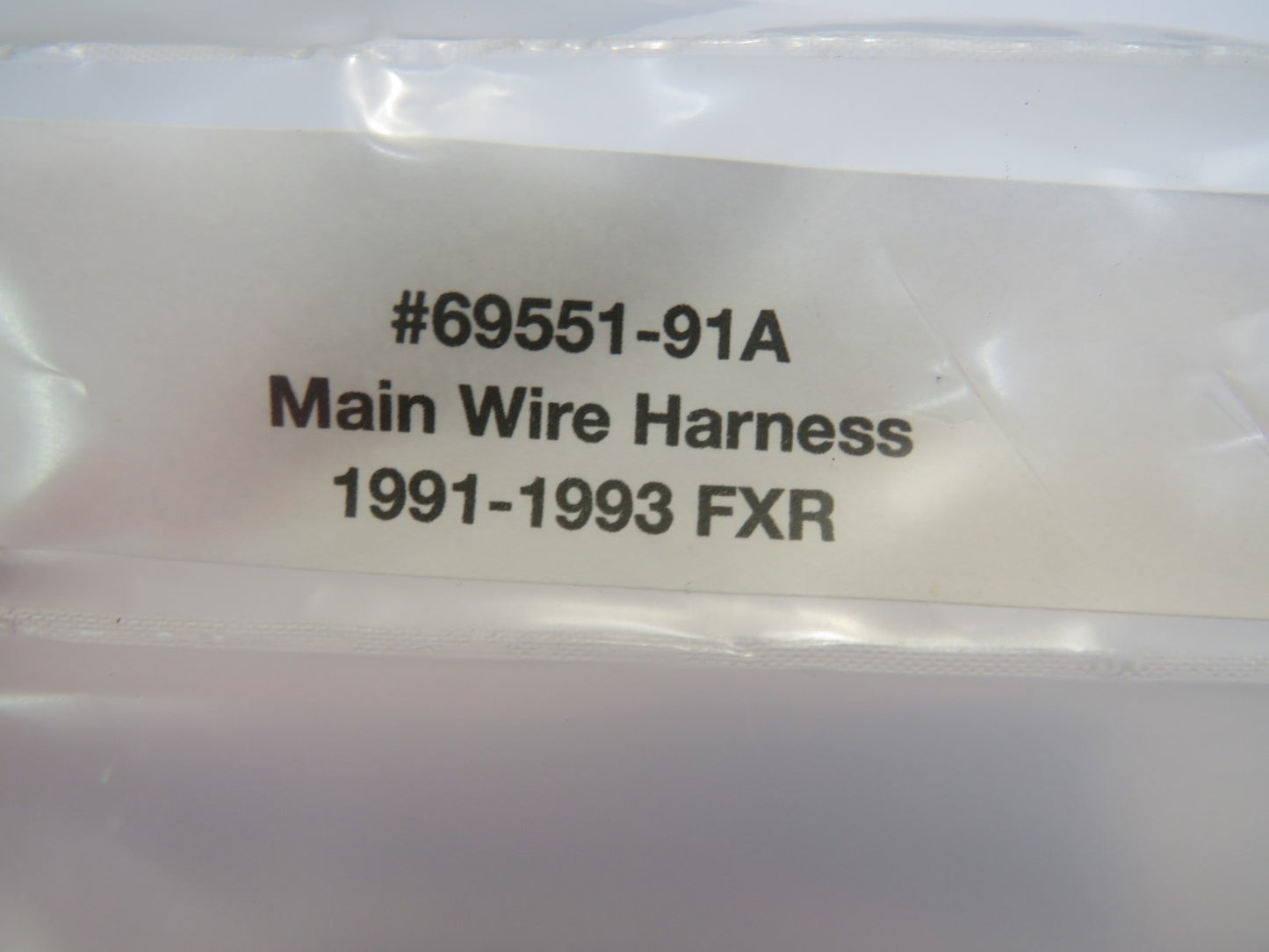 Harley Davidson Main Wiring Harness 1991-1993 FXR and FXRS