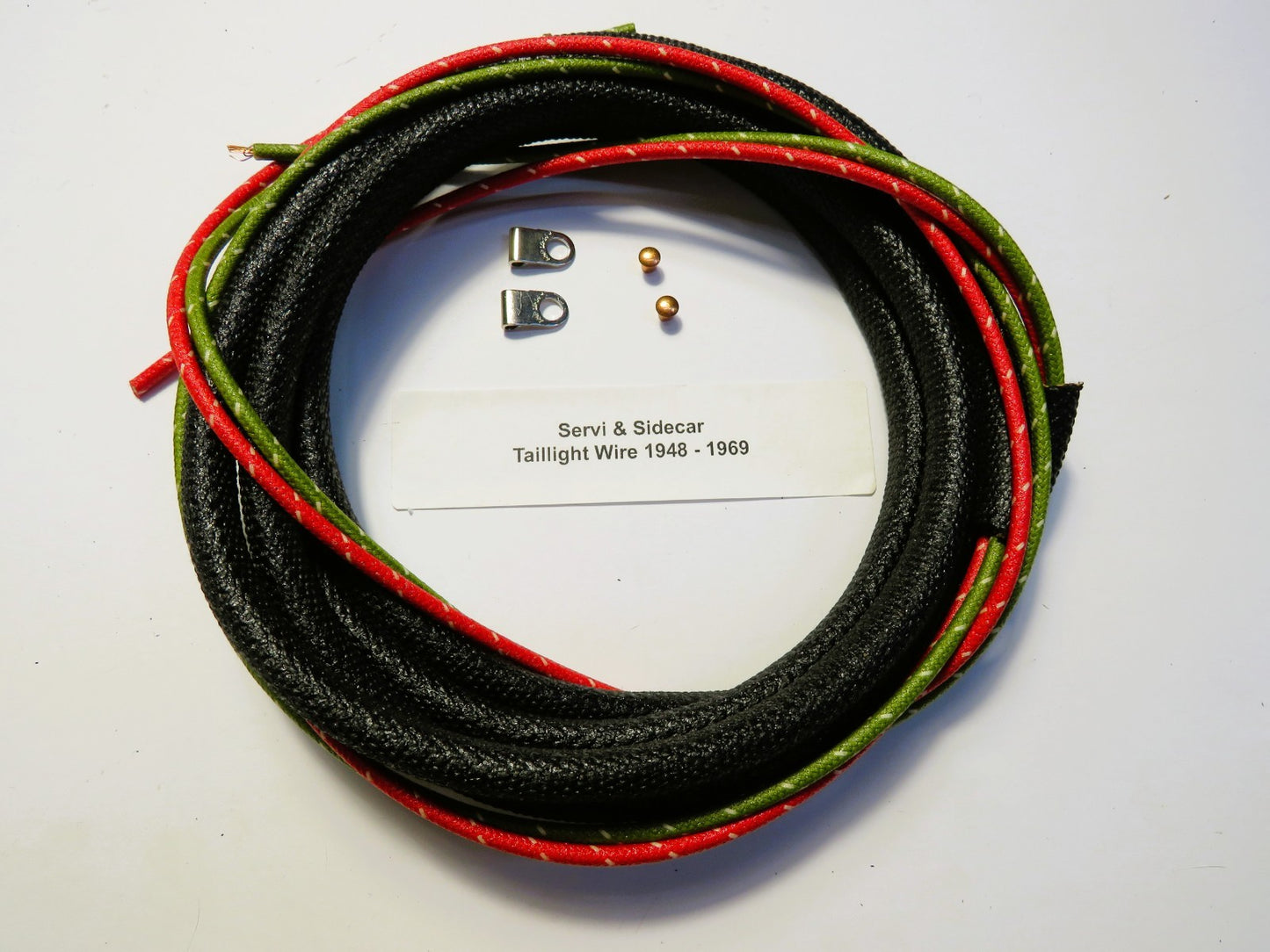 Harley Davidson 1948-1969 Servicar/Sidecar Tail Light Wire Accessory Kit
