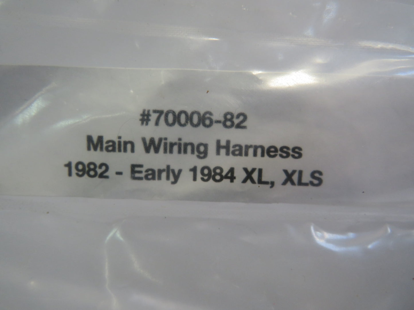 Harley Davidson Main Wiring Harness 1982-Early 1984 XL, XLS