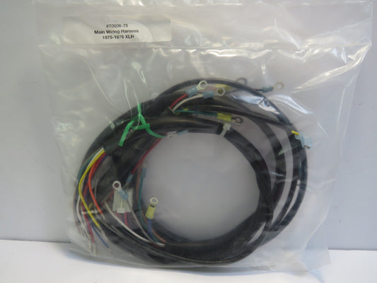 Harley Davidson Main Wiring Harness 1975-1976 XLH