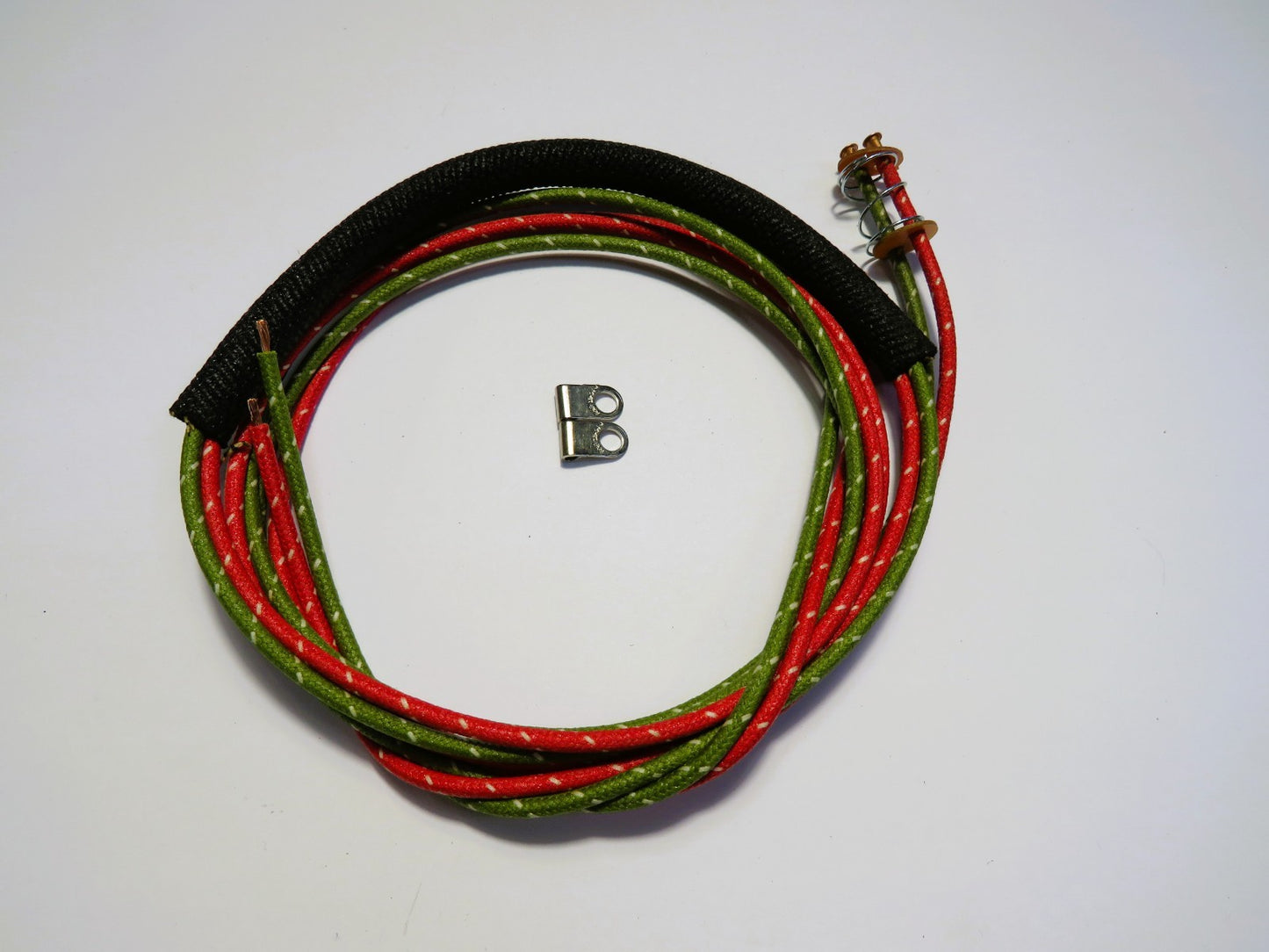 Harley Davidson 1948-1969 Tail Light Wiring Kit W/ Spring & Plate