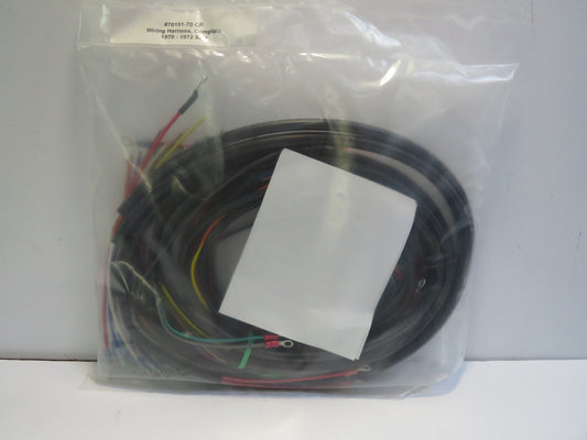 Harley Davidson Complete Wiring Harness 1970-1972 XLH
