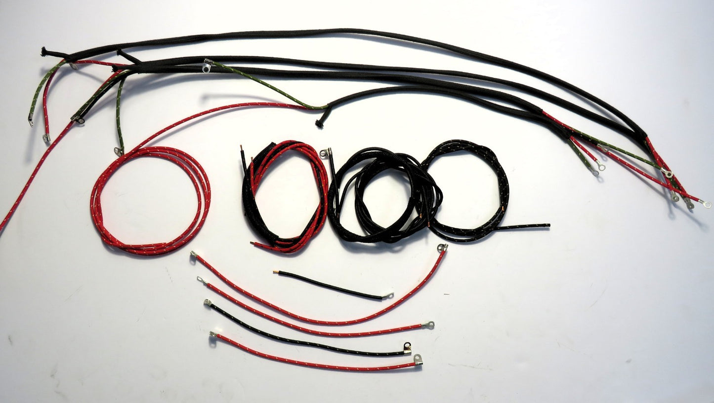 Harley Davidson 1937 Servicar Complete Wiring Harness