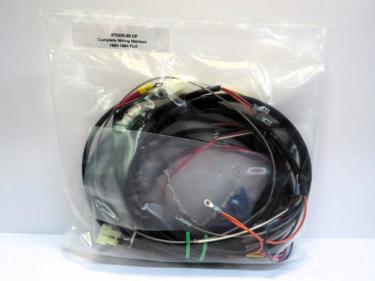 Harley Davidson Complete Wiring Harness 1980-1984 FLH