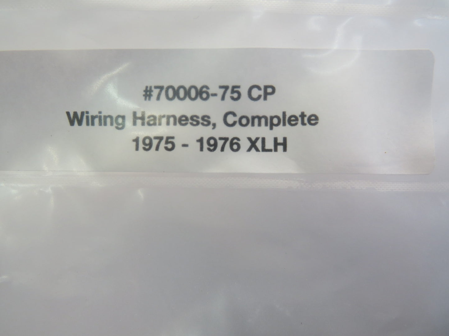 Harley Davidson Complete Wiring Harness 1975-1976 XLH