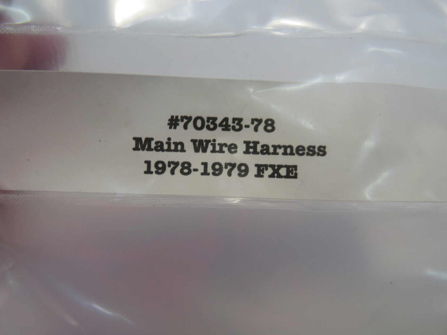 Harley Davidson Main Wiring Harness 1978-1979 FXE