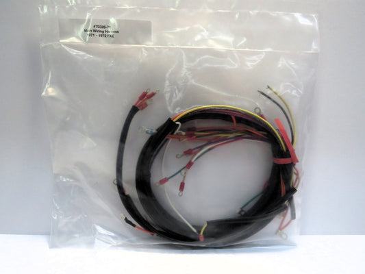 Harley Davidson Main Wiring Harness 1971-1972 FXE