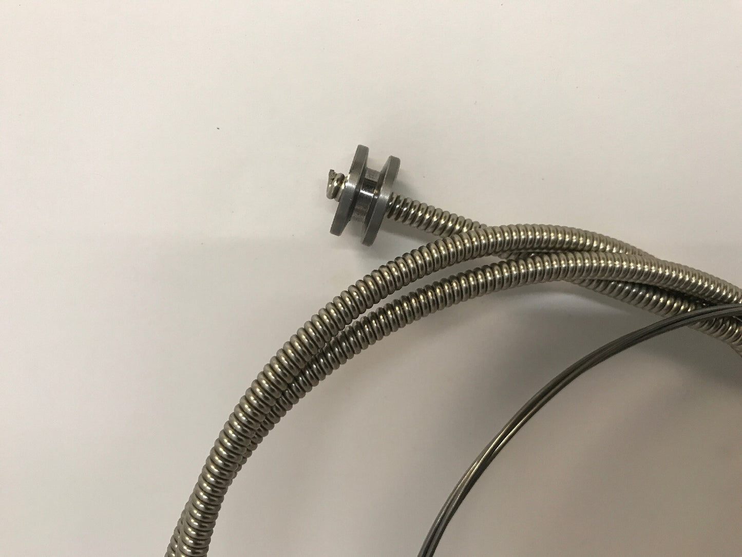 Harley Davidson J, JD, Single, Early Harley Throttle and Spark Cable Nickel