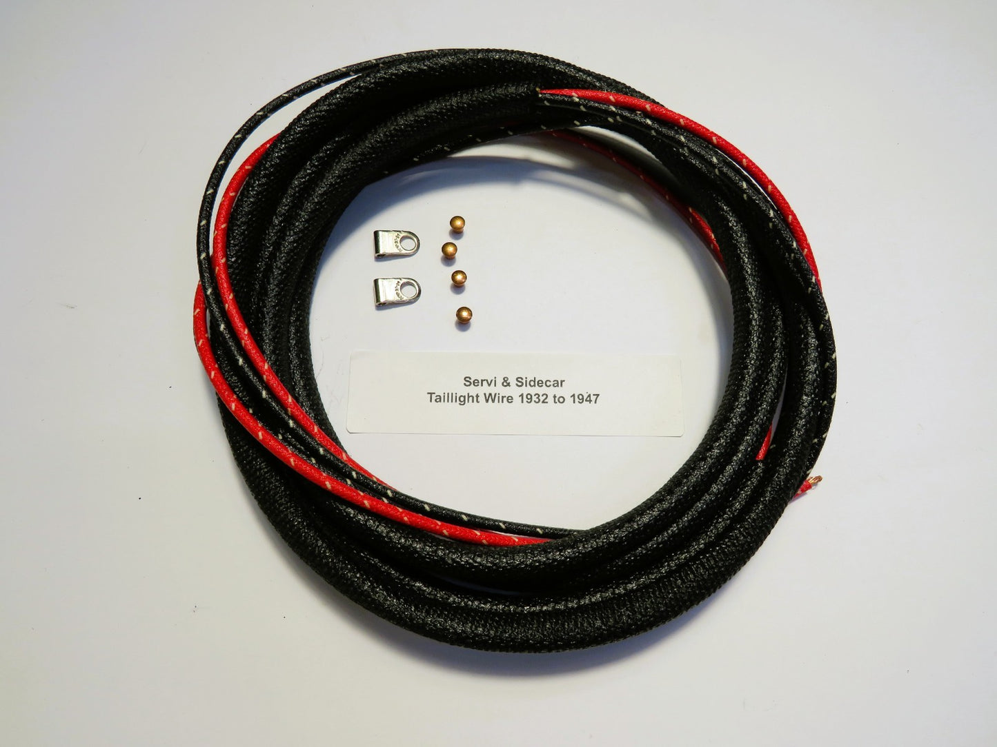 Harley Davidson 1934-1947 Servicar/Sidecar Tail Light Wire Assembly