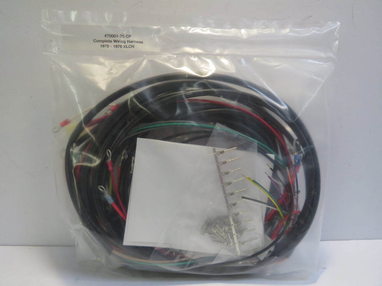 Harley Davidson Complete Wiring Harness 1975-1976 XLCH
