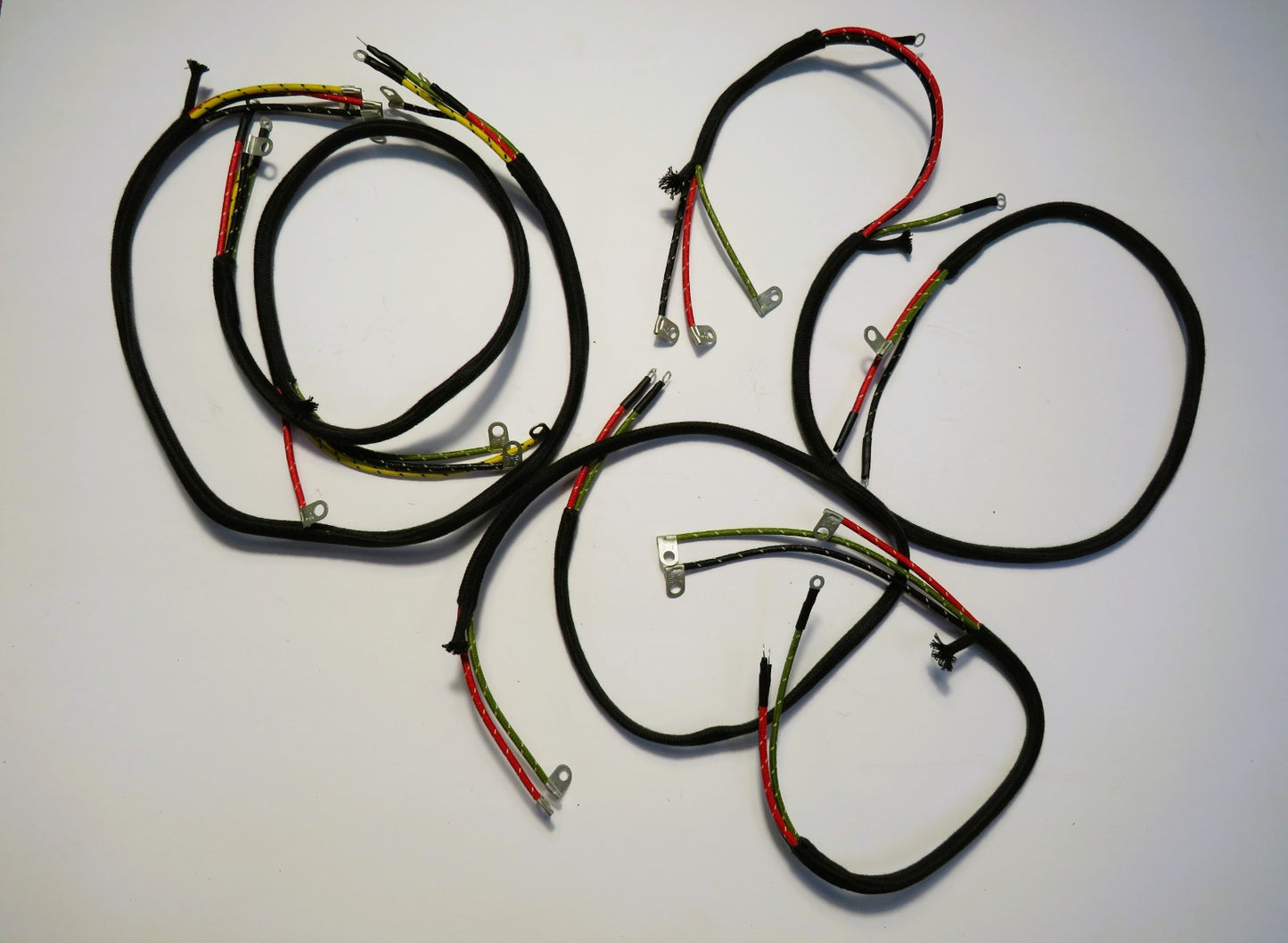 Harley Davidson 1949-1953 Premium Braiding Complete Wiring Harness