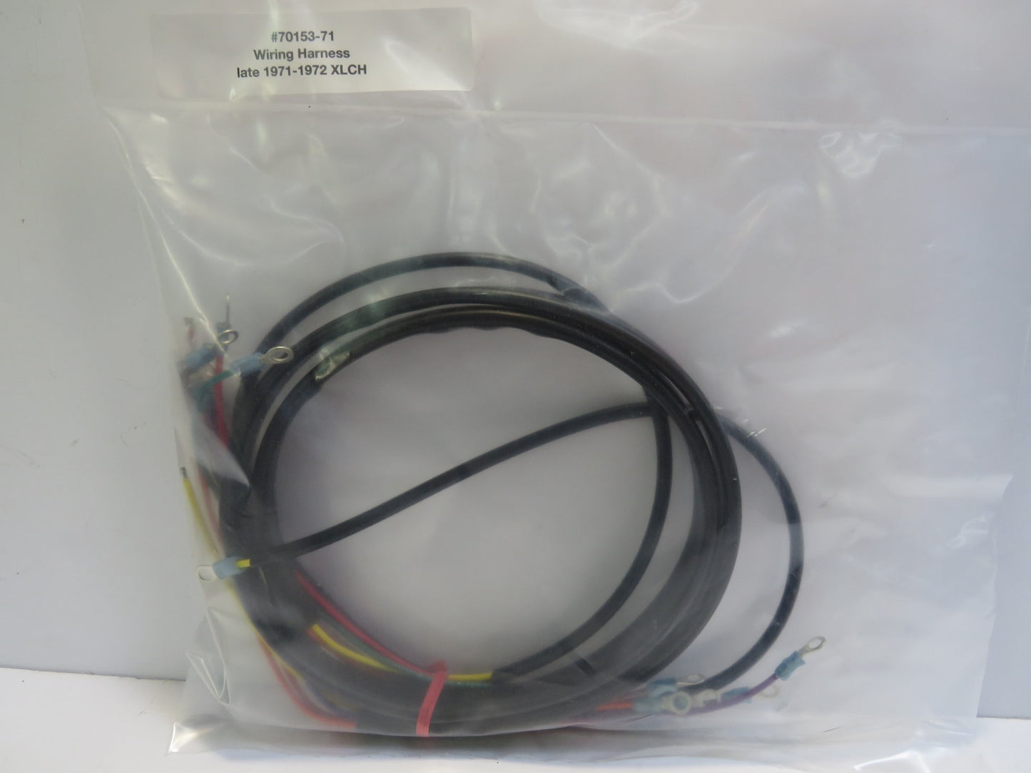Harley Davidson Main Wiring Harness Late 1971 and 1972 XLCH