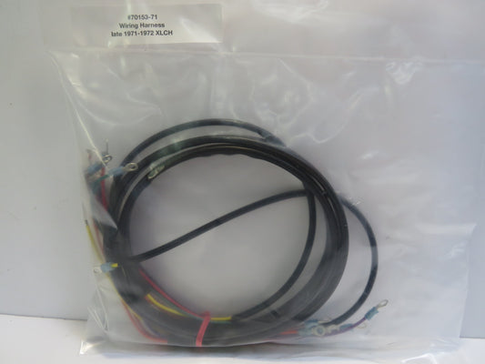 Harley Davidson Main Wiring Harness Late 1971 and 1972 XLCH