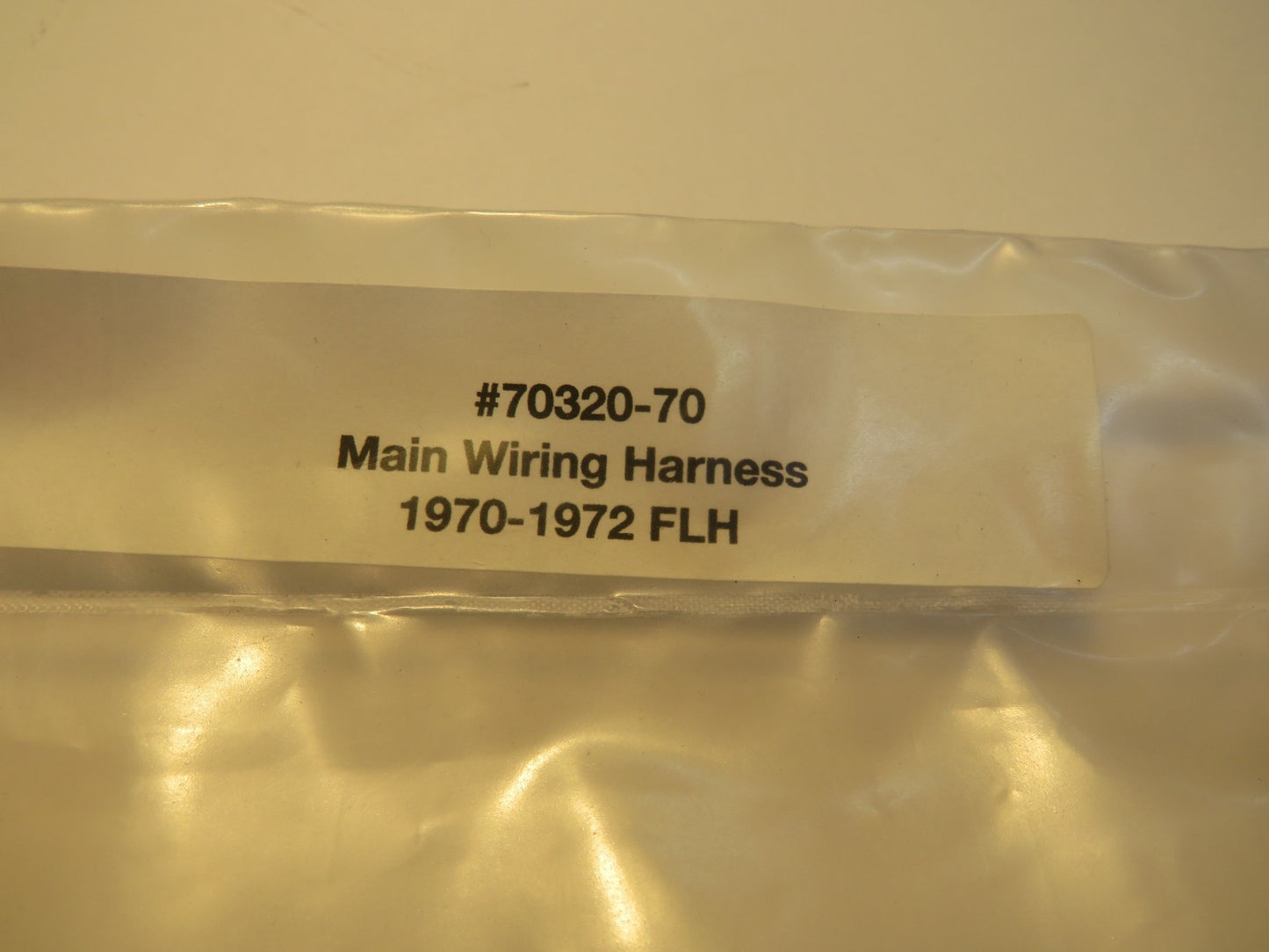 Harley Davidson Main Wiring Harness 1970-1972 FLH