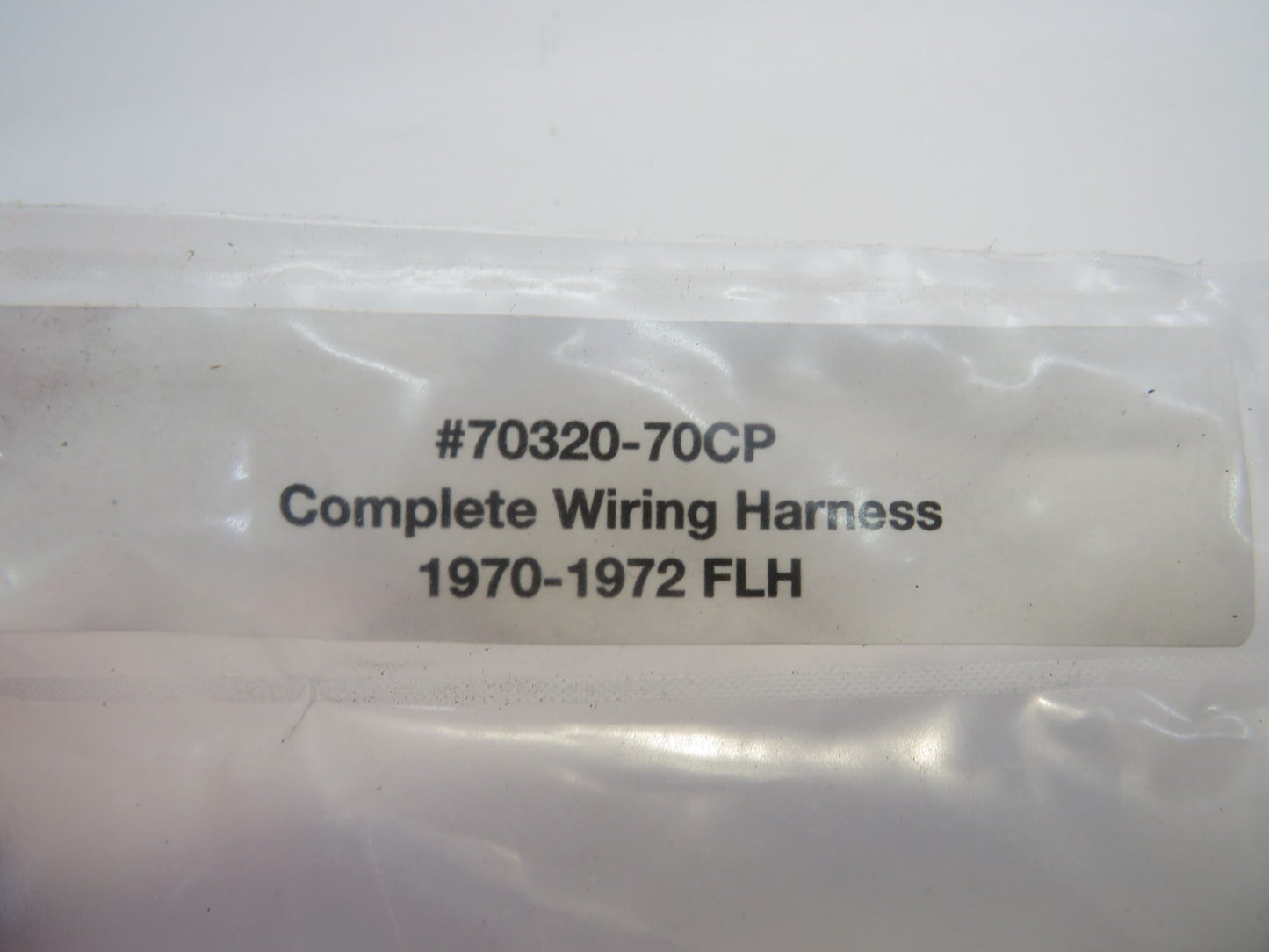 Harley Davidson Complete Wiring Harness 1970-1972 FLH