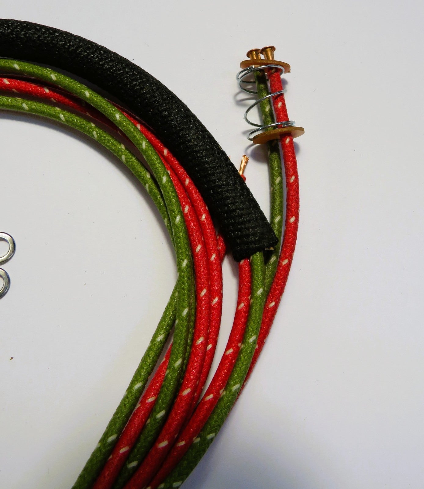 Harley Davidson 1948-1969 Tail Light Wiring Kit W/ Spring & Plate