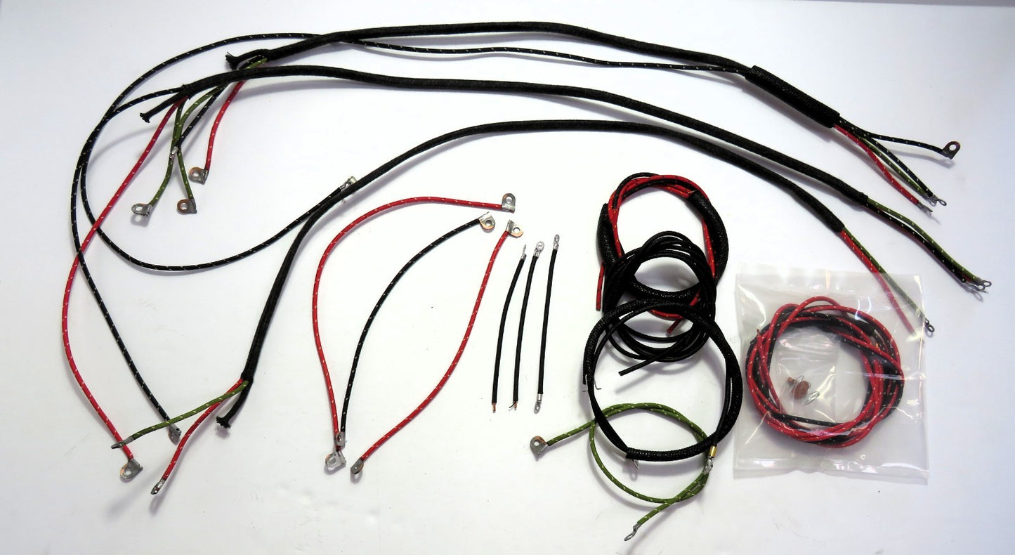 Harley Davdison 1939-1945 EL, FL, UL, WL Complete Premium Wiring Harnesss