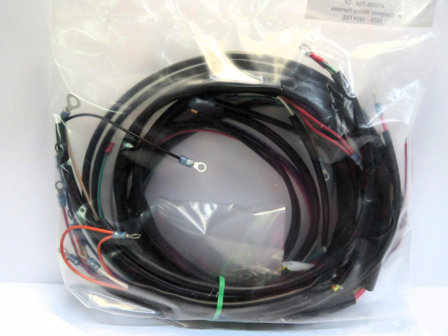 Harley Davidson Complete Wiring Harness 1973-1974 FXE