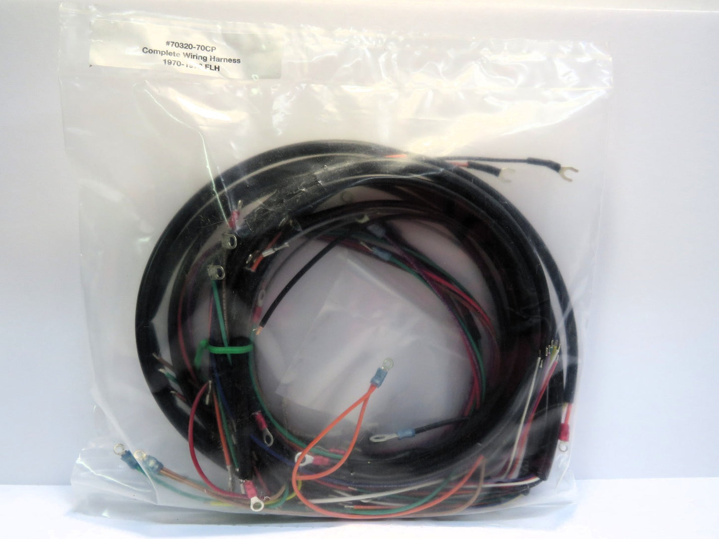 Harley Davidson Complete Wiring Harness 1970-1972 FLH