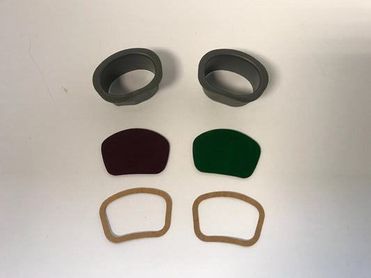 Harley Knucklehead EL UL WL Dash Cover Lens Window Tunnel 1938 Includes Lenses