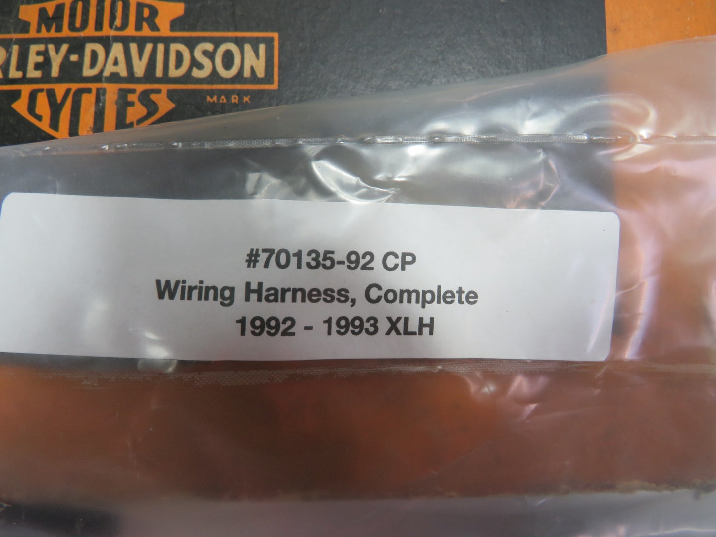 Harley Davidson Complete Wiring Harnesss 1992-1993 XLH