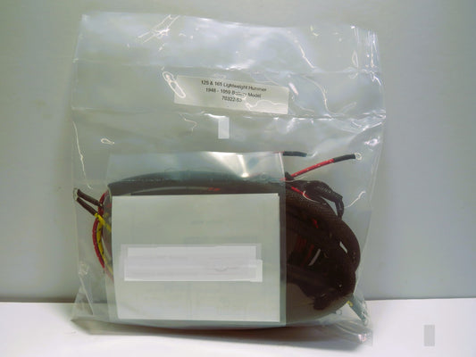 Harley Davidson 1948-1959 Hummer Battery Model Complete Wiring Harness