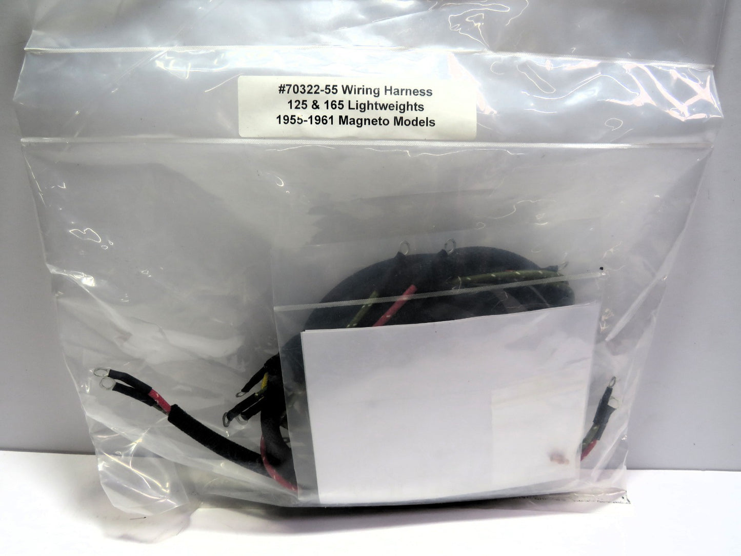 Harley Davidson Hummer 1955-1961 Magneto Models Complete Wiring Harness