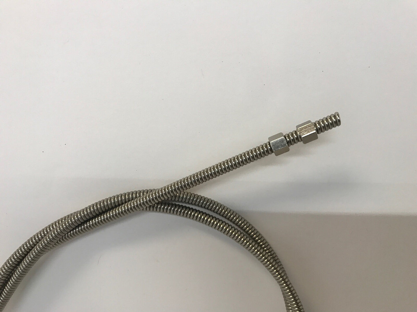 Harley  J, JD, Single, Early Harley Front Brake Cable Nickel Plus Cable Nuts