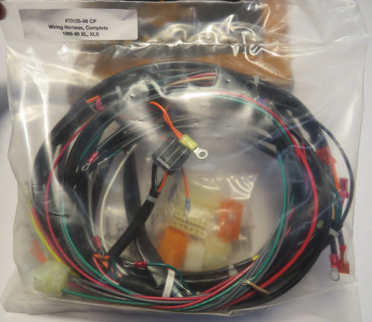Harley Davidson Complete Wiring Harness 1986-1990 XL, XLS