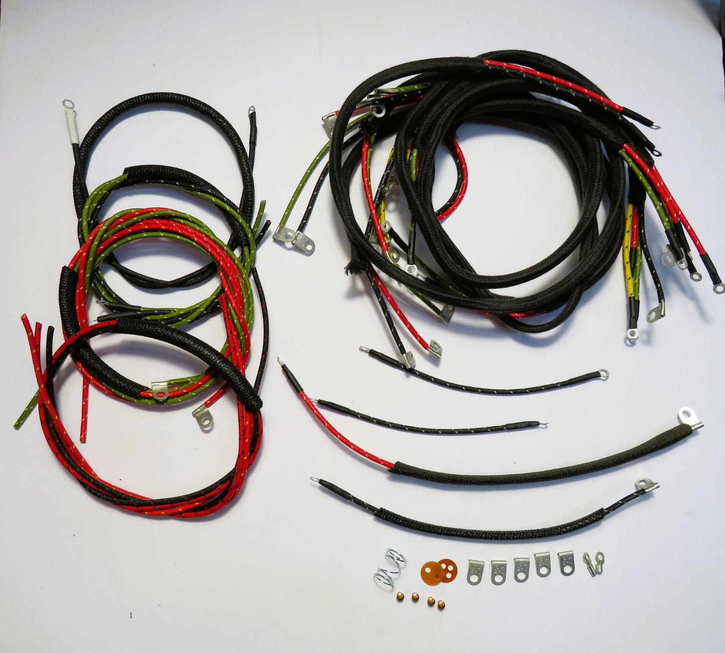 Harley Davidson 1949-1953 Premium Braiding Complete Wiring Harness
