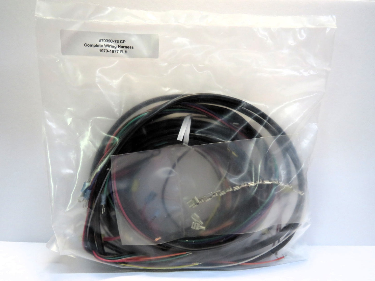 Harley Davidson Complete Wiring Harness 1973-1977 FLH