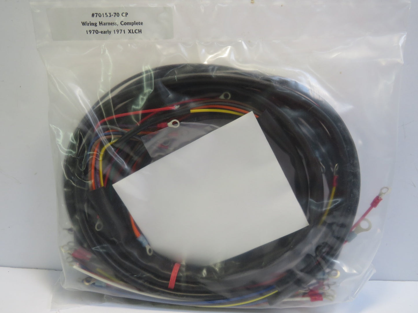 Harley Davidson Complete Wiring Harness 1970-Early 1971 XLCH