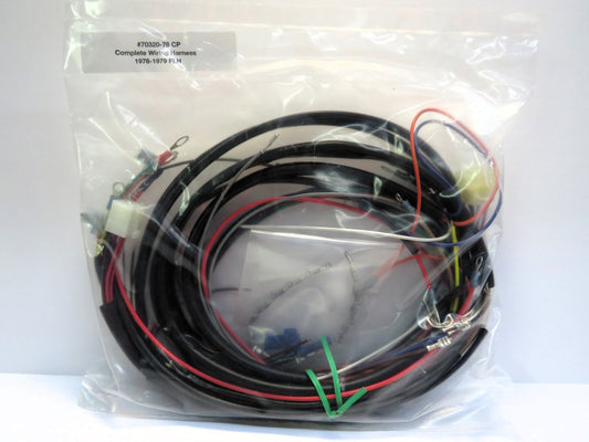 Harley Davidson Complete Wiring Harness 1978-1979 FLH