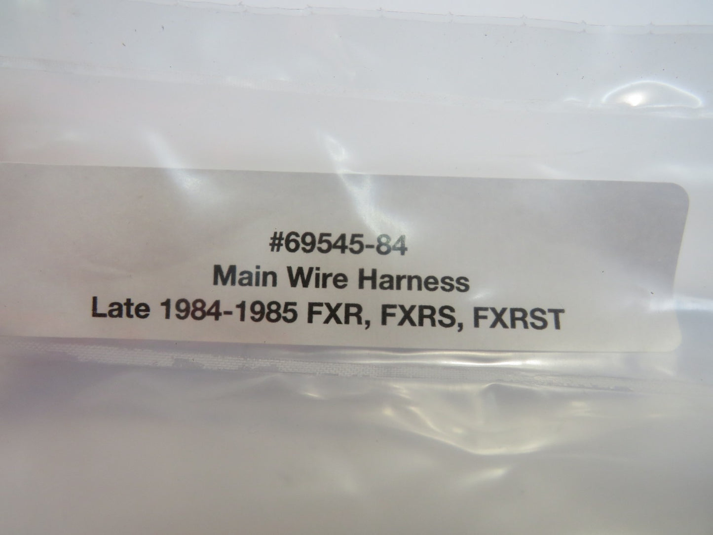 Harley Davidson Main Wiring Harnesses Late 1984 and 1985 FXR FXRS FXRST