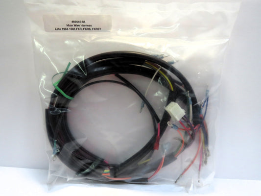 Harley Davidson Main Wiring Harnesses Late 1984 and 1985 FXR FXRS FXRST