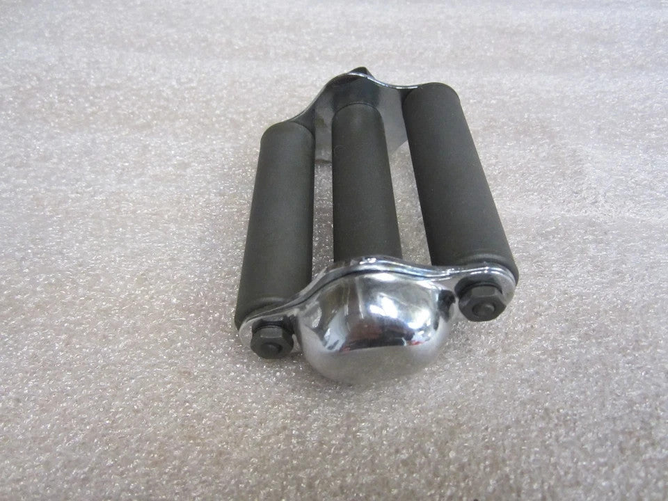 Harley Parkerized and Chrome Bobber Chopper Kicker Pedal Part #2091-16