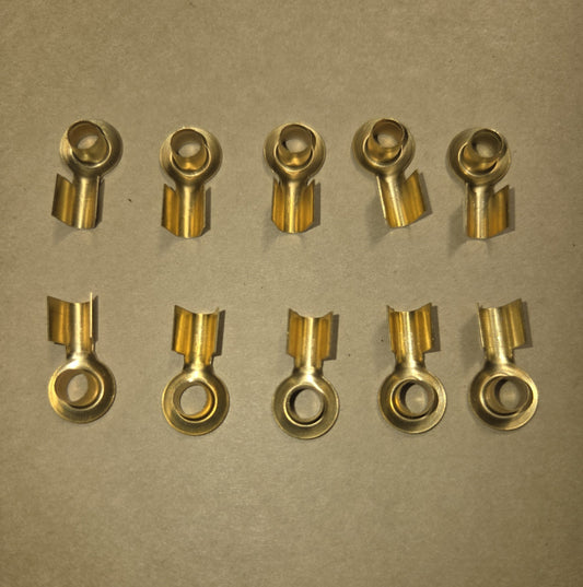 Harley JD VL DL RL Single Open Barrel Eyelet Terminals 1918-36 # 1614-18