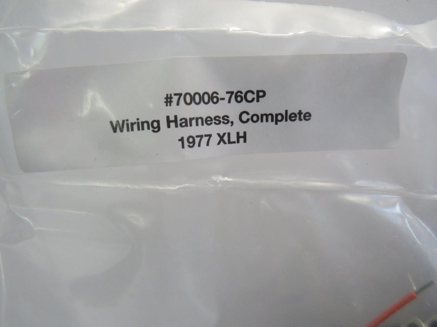 Harley Davidson Complete Wiring Harness 1977 XLH