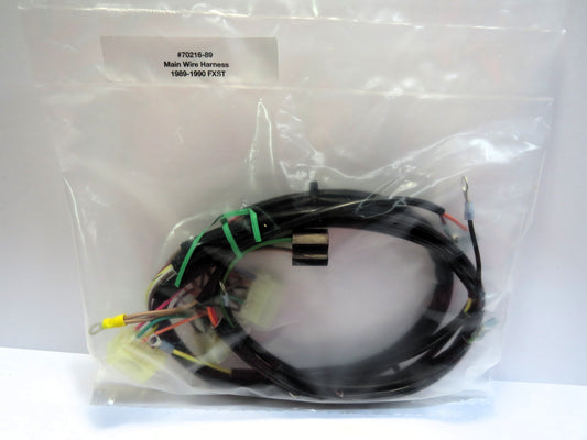 Harley Davidson Main Wiring Harness 1989-1990 FXST