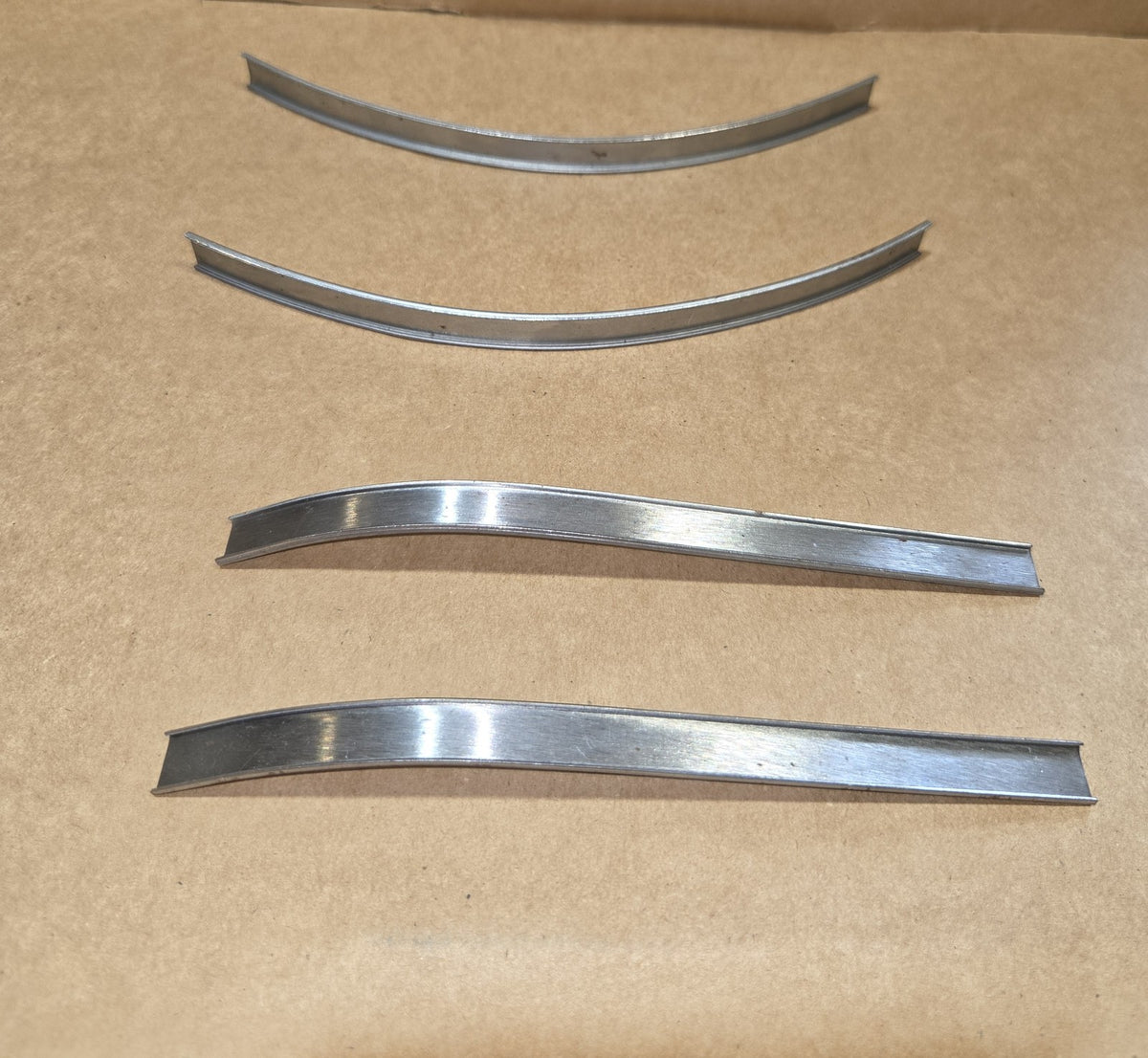 Harley Knucklehead UL WL Tank Trim Set with Mounting Strips 1941-1946