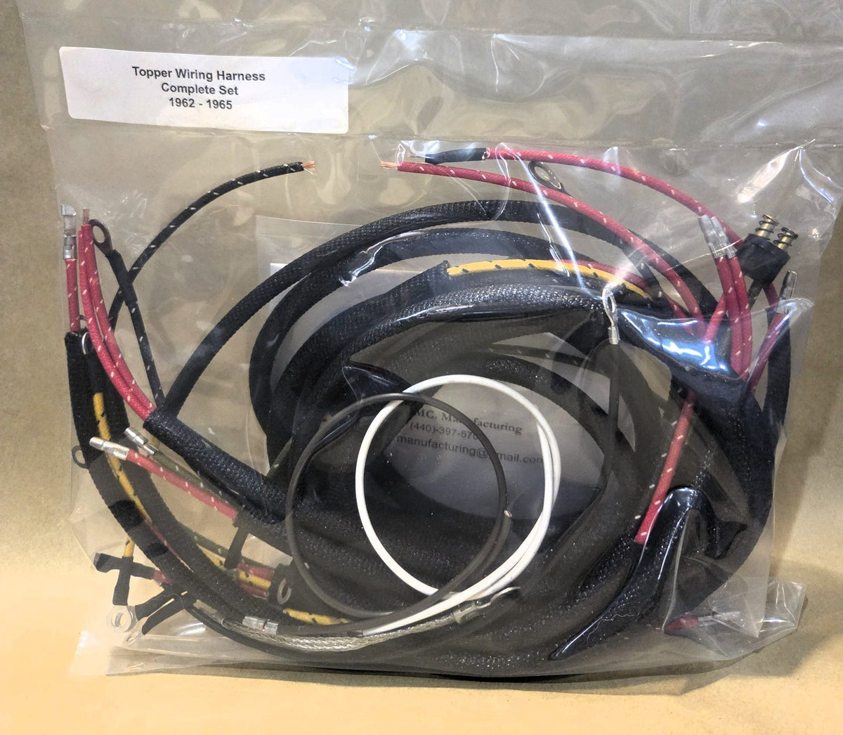 Harley Davidson Topper Scooter 1962-1965 Complete Wiring Harness