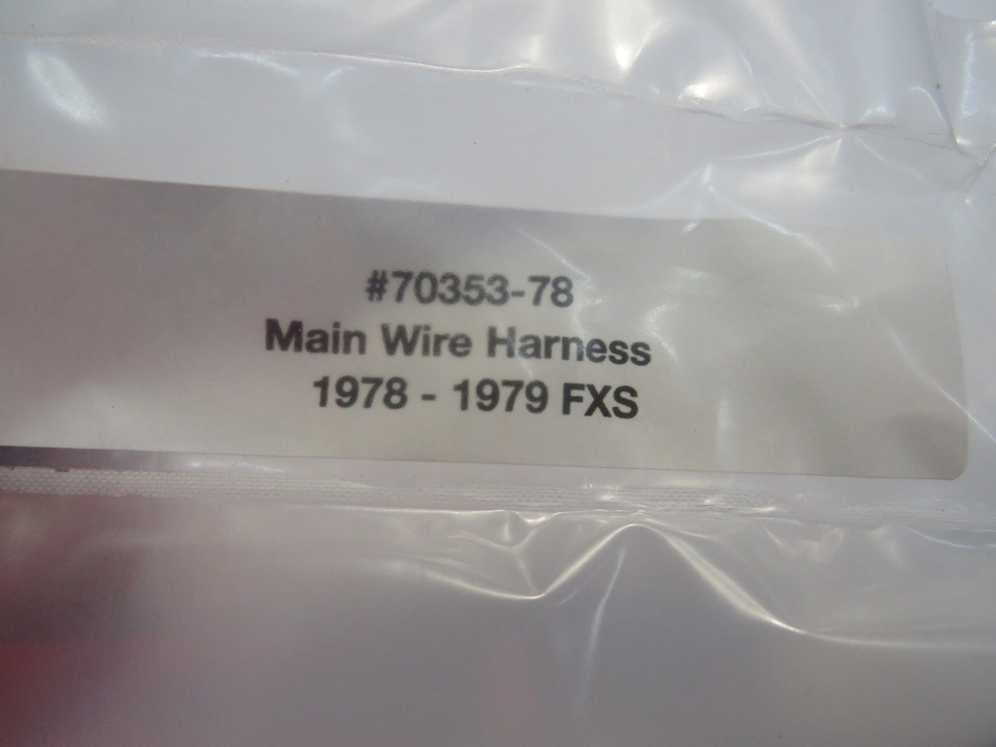 Harley Davidson Main Wiring Harness 1978-1979 FXS