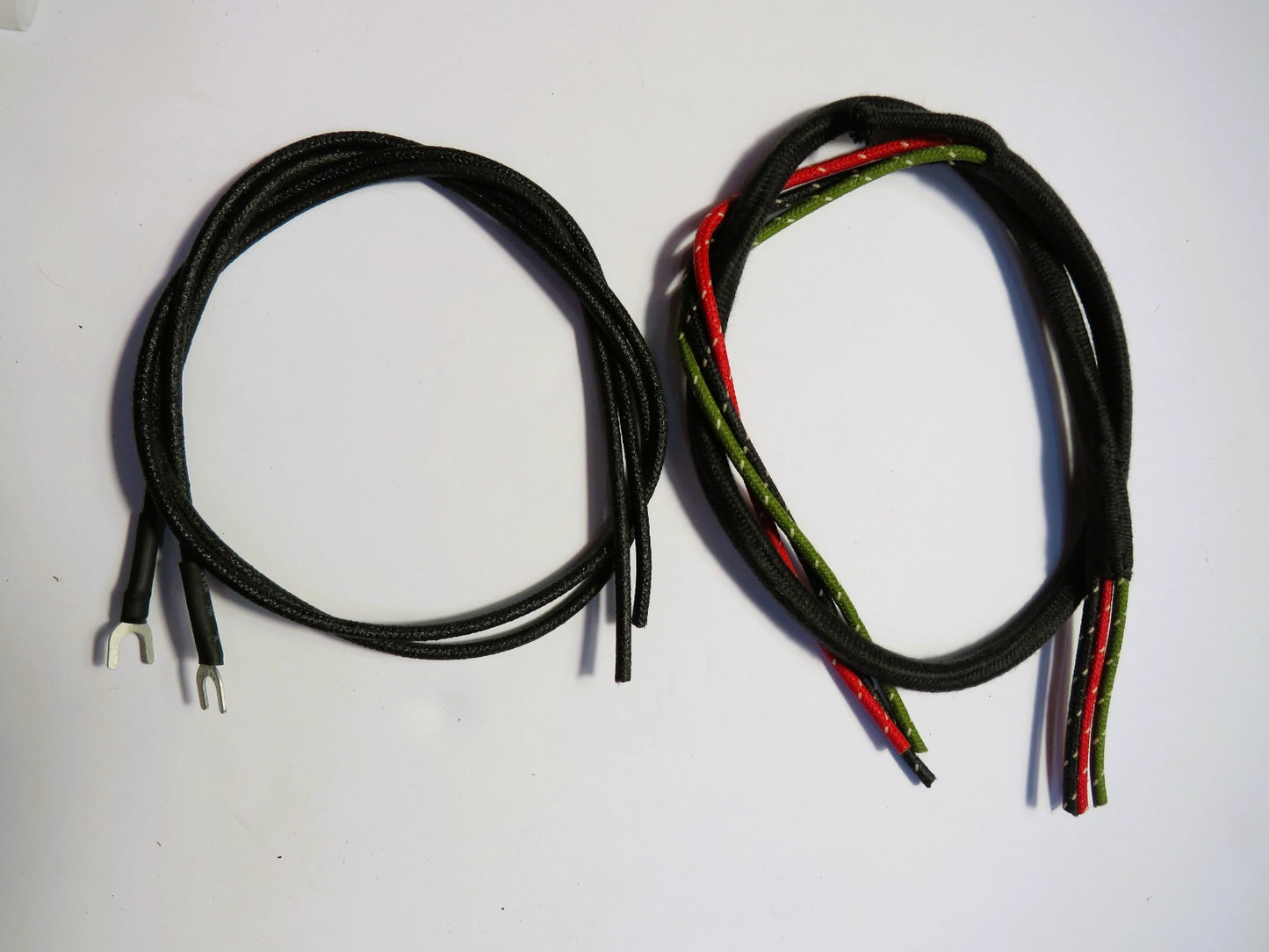 Harley Davidson Spot Lamp Wiring Kit Early w/Braided loom