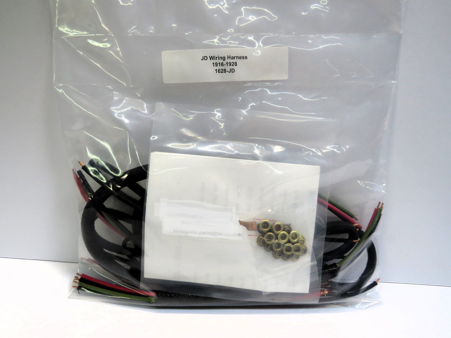 Harley Davidson 1916-1928 JD Complete Wiring Harness