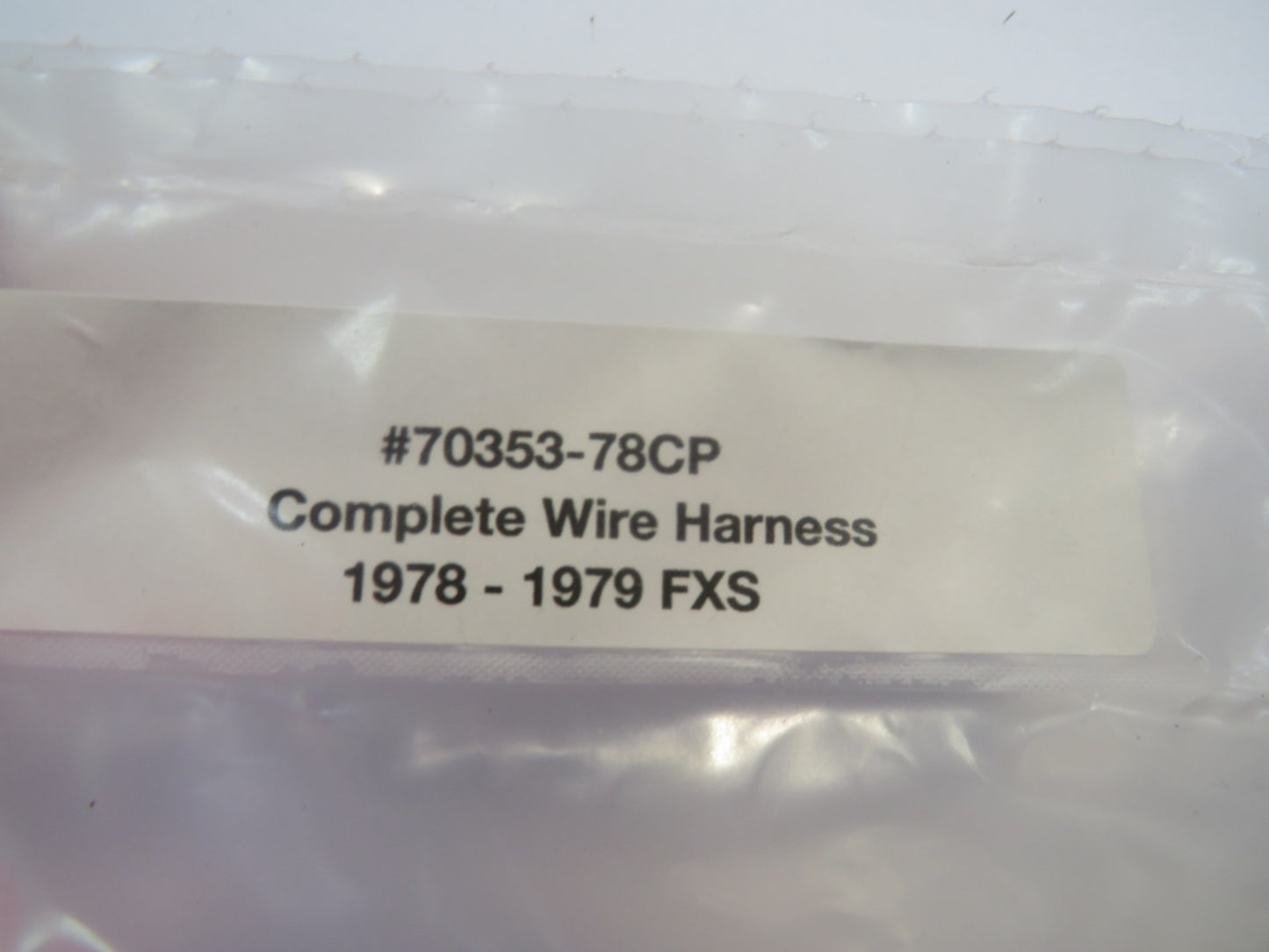 Harley Davidson Complete Wiring Harness 1978-1979 FXS