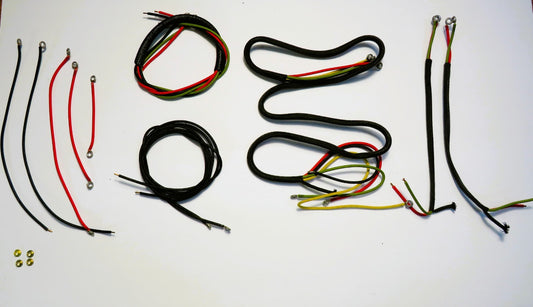 Harley Davidson 1929 J, JD Twin Headlamp Complete Wire Kit