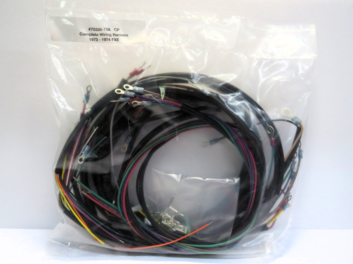 Harley Davidson Complete Wiring Harness 1973-1974 FXE